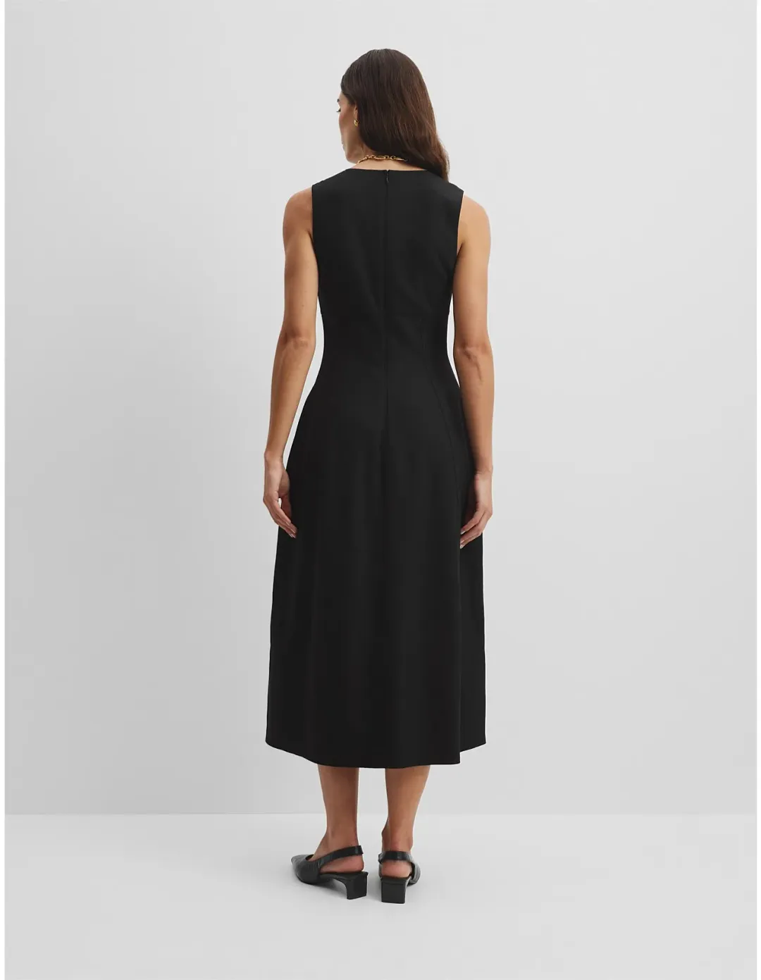 Country Road Corset Detail Dress Black Size 10 for rent on The Volte - main image