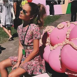 ZIMMERMANN TROPICALE LATTICE MINI DRESS PINK FLORAL | Size 0 AU 8 for rent on The Volte - image 6