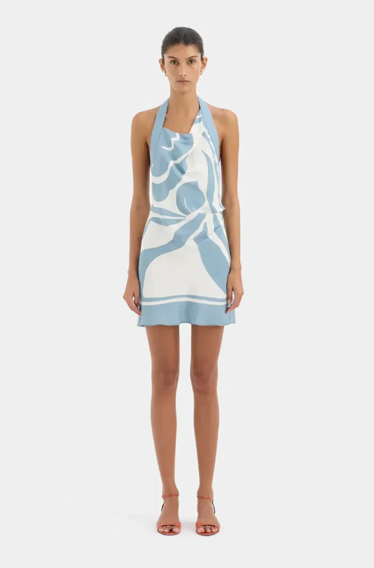 LILOU HALTER MINI DRESS - SIZE 8 for rent on The Volte - main image