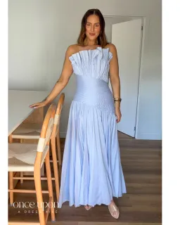 Aje Aquiline Gown Blue Size 14 for rent on The Volte - image 1