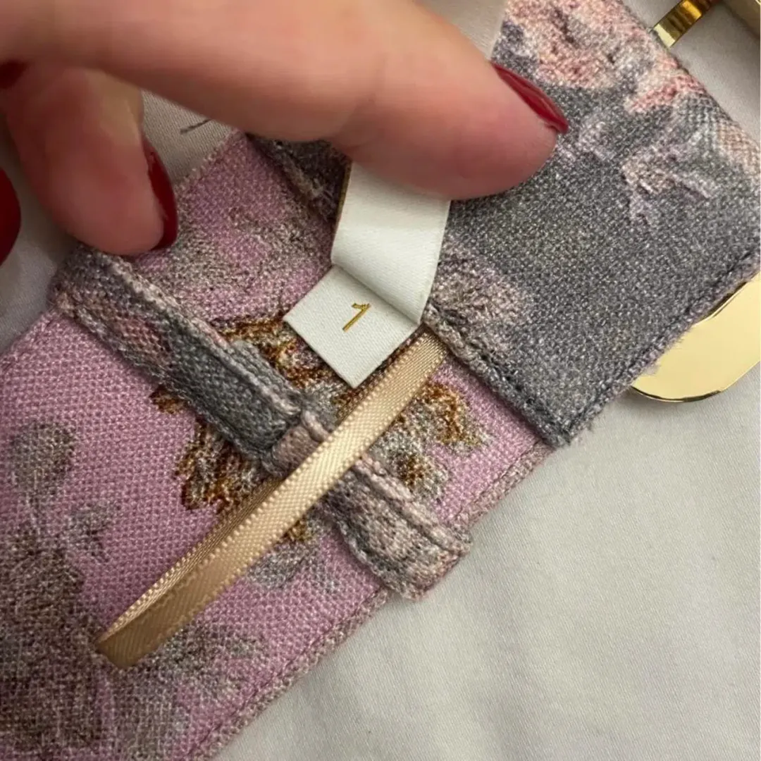 Zimmermann Luminous Stripe Patchwork Linen Midi Dress for rent on The Volte - main image