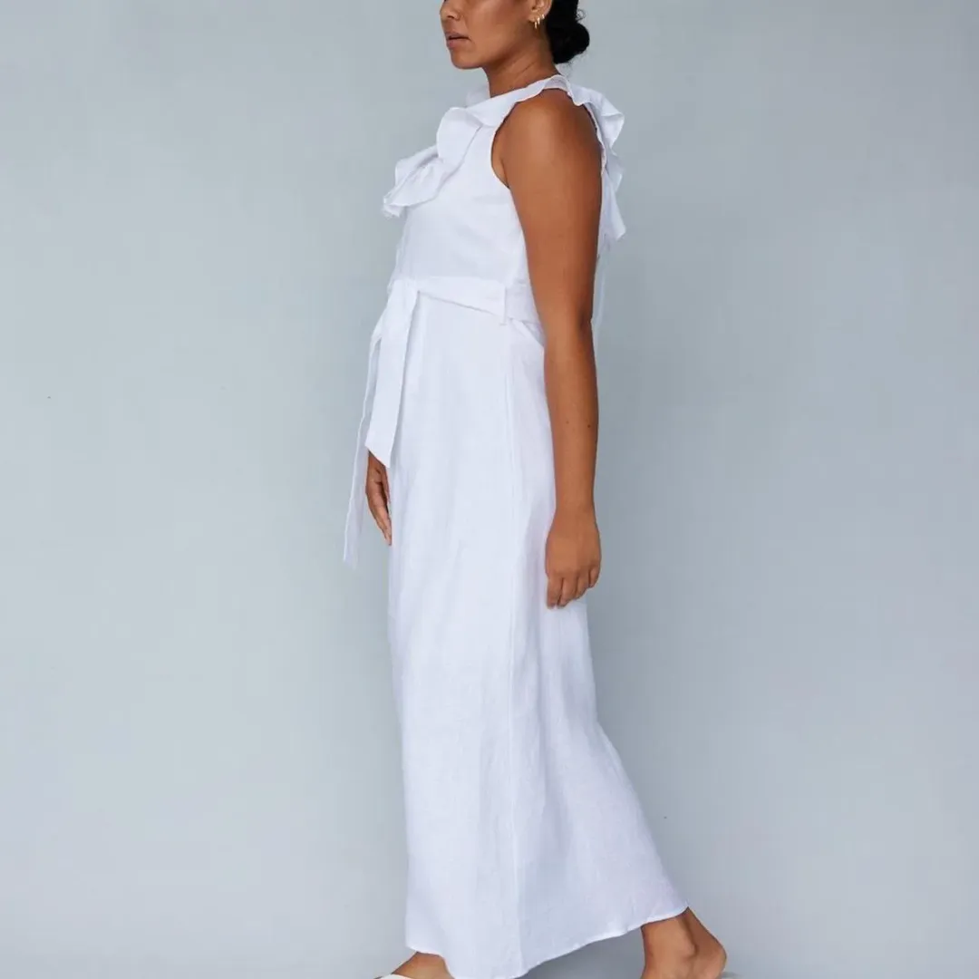 Amelius The Label Bohdi Linen Dress for rent on The Volte - main image