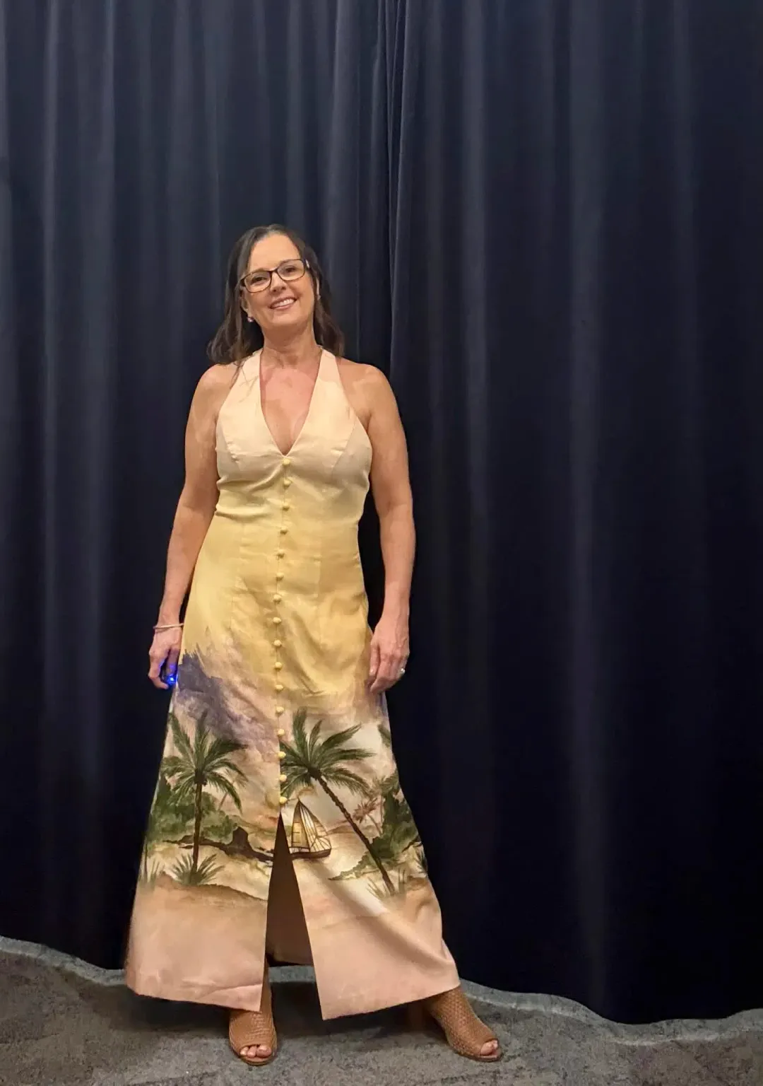 SHEIKE SEASCAPE MAXI DRESS SIZE 10 for rent on The Volte - main image