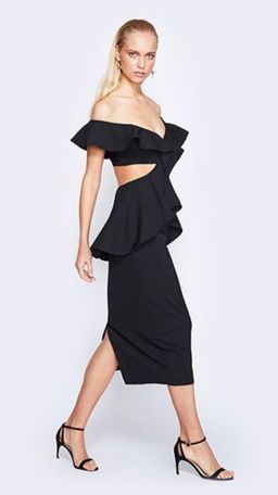 Fame and Partners Firefly Dress Black Size 6 for rent on The Volte - image 3