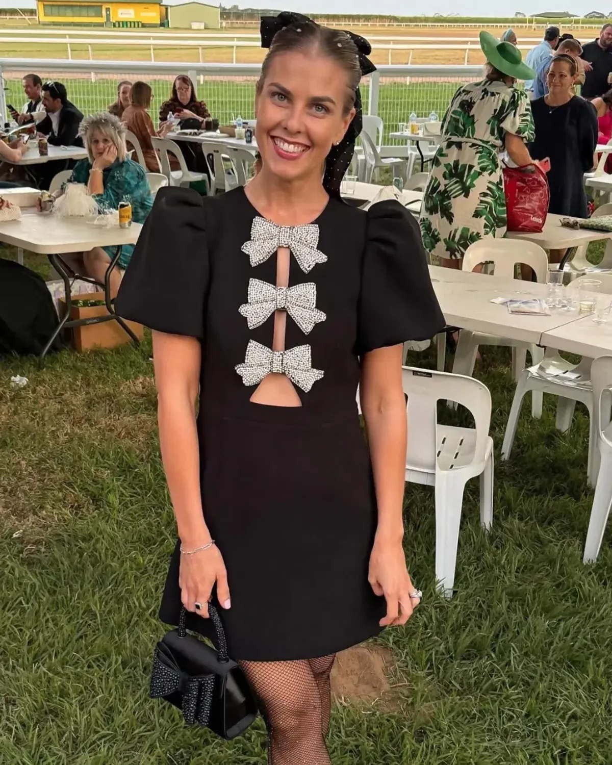 Rebecca Vallance Juliana Puff Sleeve Mini Size 10 for rent on The Volte - main image