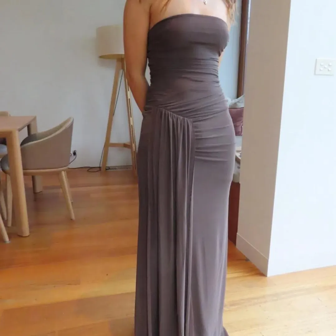 BEC & BRIDGE - IDA STRAPLESS DRESS for rent on The Volte - main image