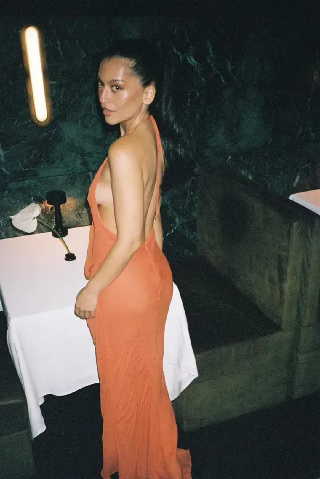 SABRINA DRAPE MAXI DRESS for rent on The Volte - main image