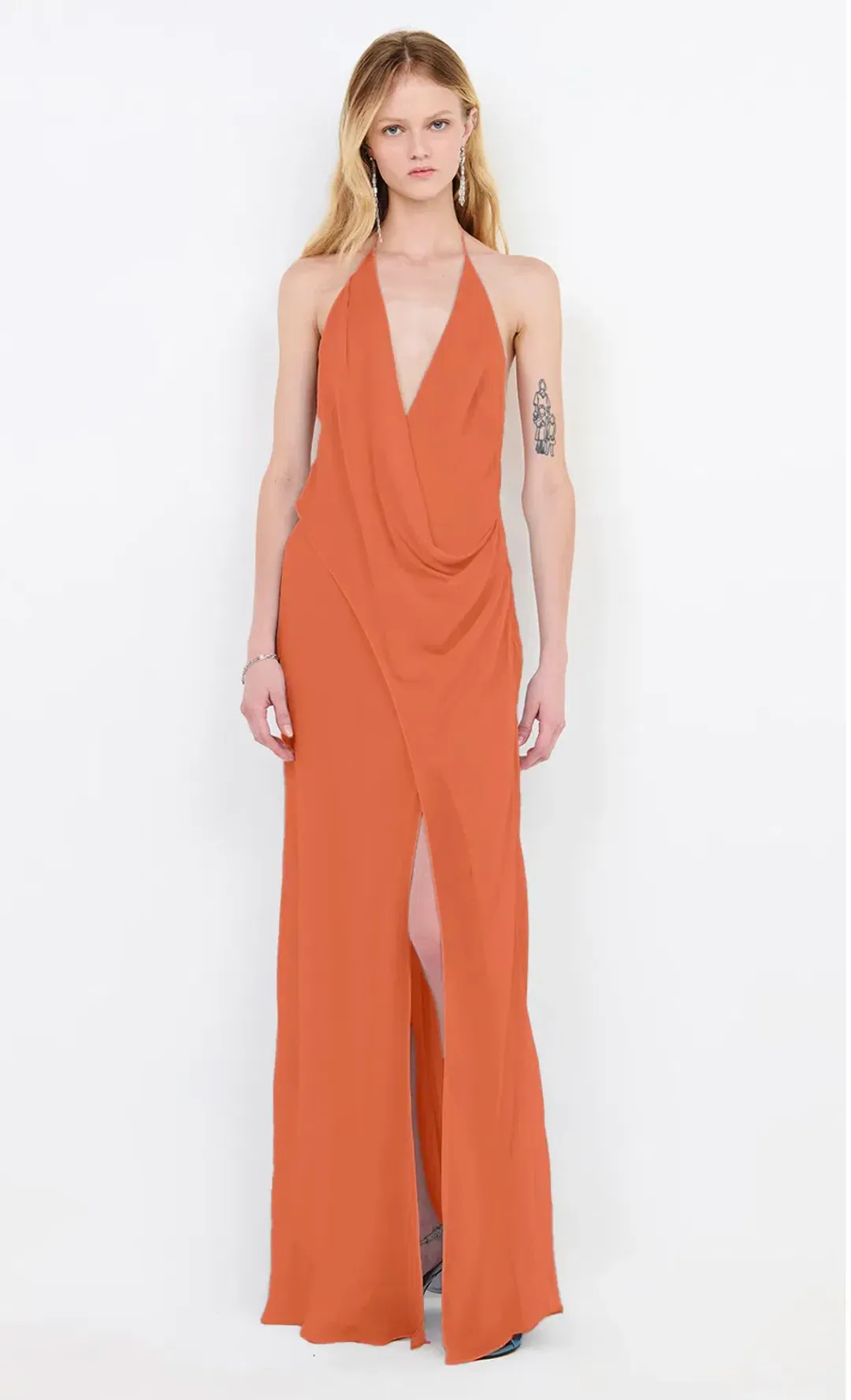 SABRINA DRAPE MAXI DRESS for rent on The Volte - main image