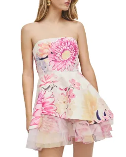 Aje Lydia Mini Dress Floral Size 12 for rent on The Volte - image 3