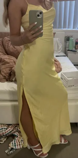 EVIE CHIFFON MAXI DRESS RED for rent on The Volte - image 5