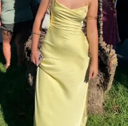 EVIE CHIFFON MAXI DRESS RED for rent on The Volte - image 3