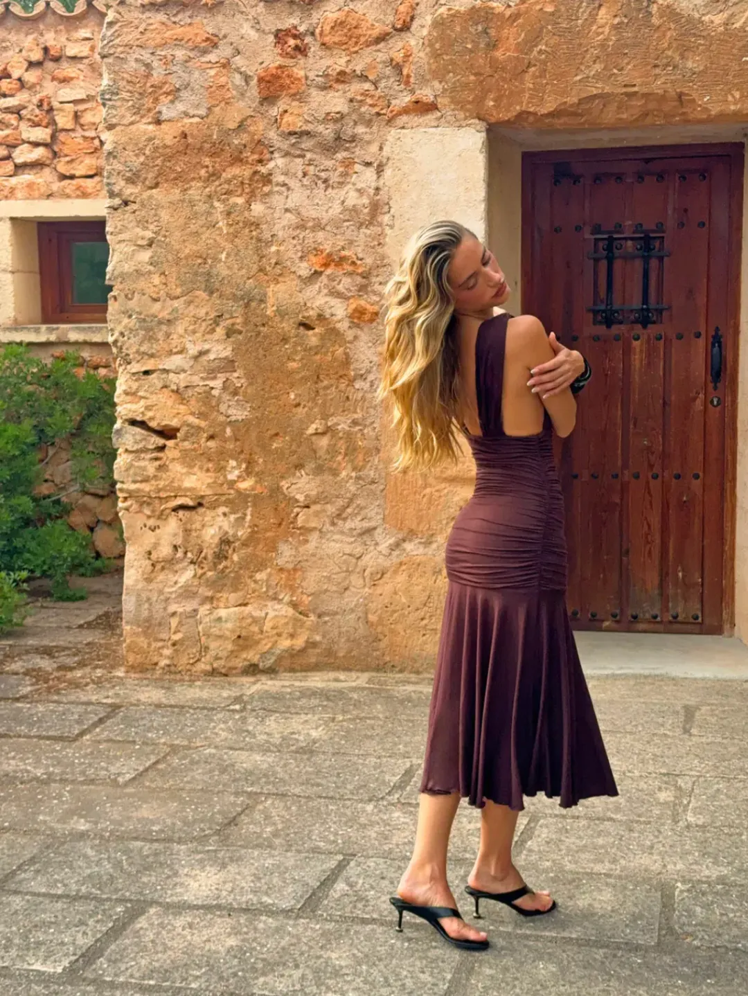 Amelie Teje Lina Midi Dress - size XS for rent on The Volte - main image