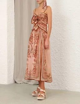 Zimmermann Aster Scarf Midi Dress - size 1 for rent on The Volte - image 2