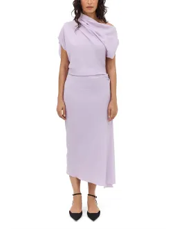 Bianca Spender Lilac Silk Cdc Decode Dress Purple Size 10 for rent on The Volte - image 1