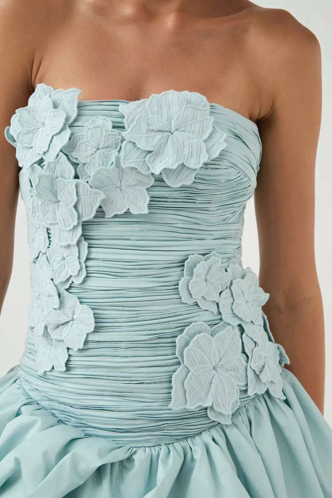 Aje Spledour mini silver blue size 8 for rent on The Volte - main image