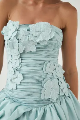 Aje Spledour mini silver blue size 8 for rent on The Volte - image 3