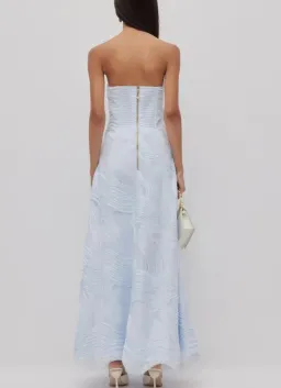 Aje Wave Gown in Pastel Blue Size 12 for rent on The Volte - image 2