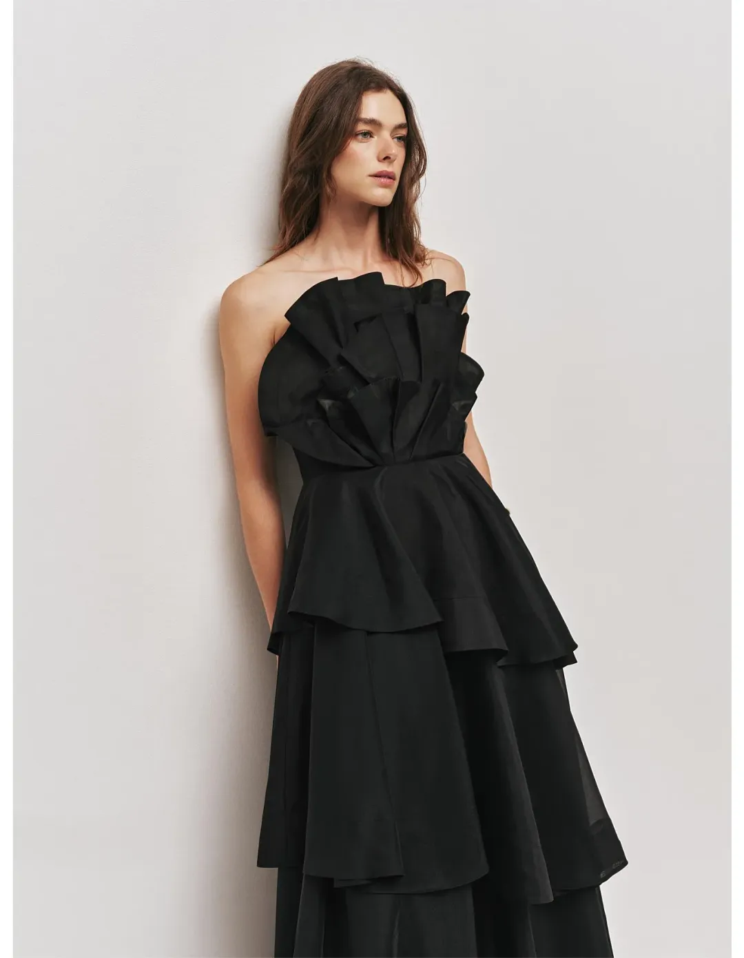 Aje Selestia Gown Black Size 10 for rent on The Volte - main image