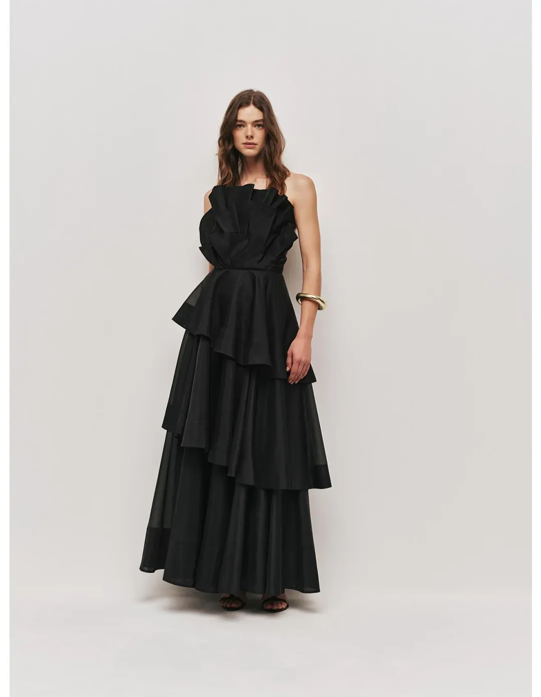 Aje Selestia Gown Black Size 10 for rent on The Volte - main image