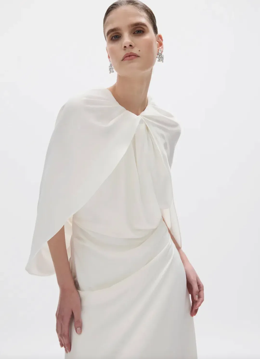 Rachel Gilbert Hallie Gown in White AU 10 for rent on The Volte - main image