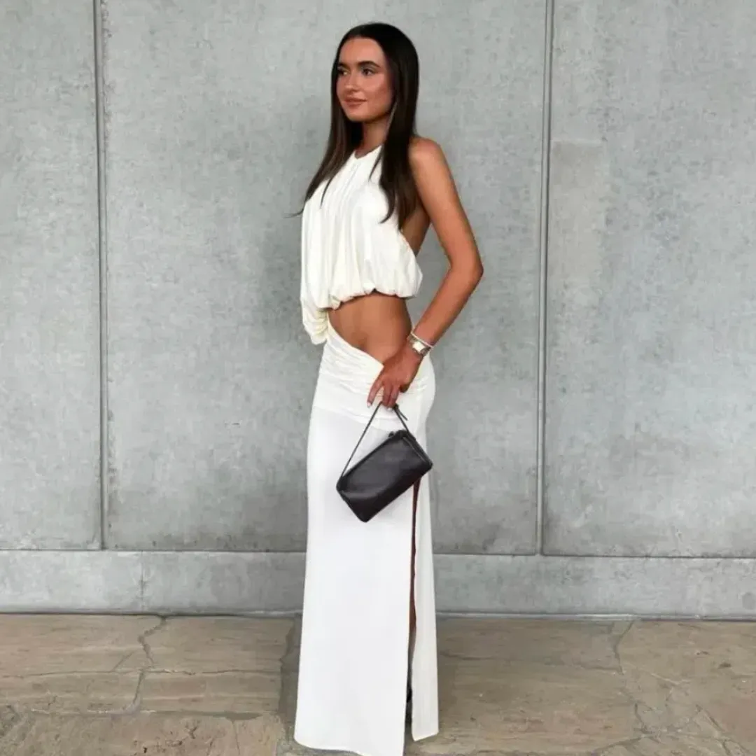 Bec and Bridge Cadence Racer Maxi Dress Size 6 for rent on The Volte - main image