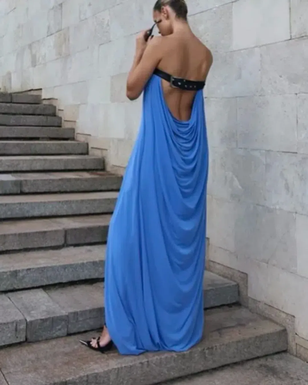 RAT & BOA ANTONIE DRESS BLUE in XXS/XS (Fits AU 6-10) for rent on The Volte - main image