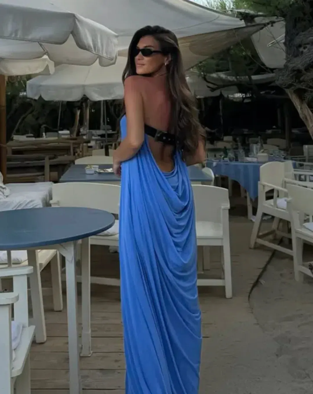 RAT & BOA ANTONIE DRESS BLUE in XXS/XS (Fits AU 6-10) for rent on The Volte - main image