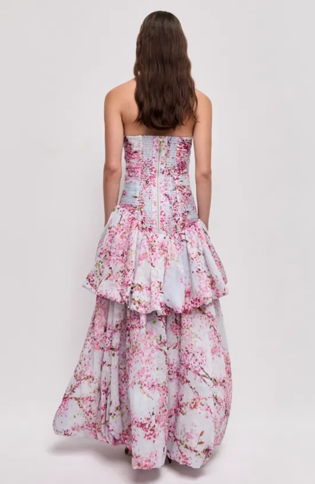 AJE Ambrose Gown Cherry blossom Size 6 for rent on The Volte - main image