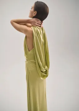 Rachel Gilbert Hallie Gown in Lime Green Size 1 / AU 8 for rent on The Volte - image 6