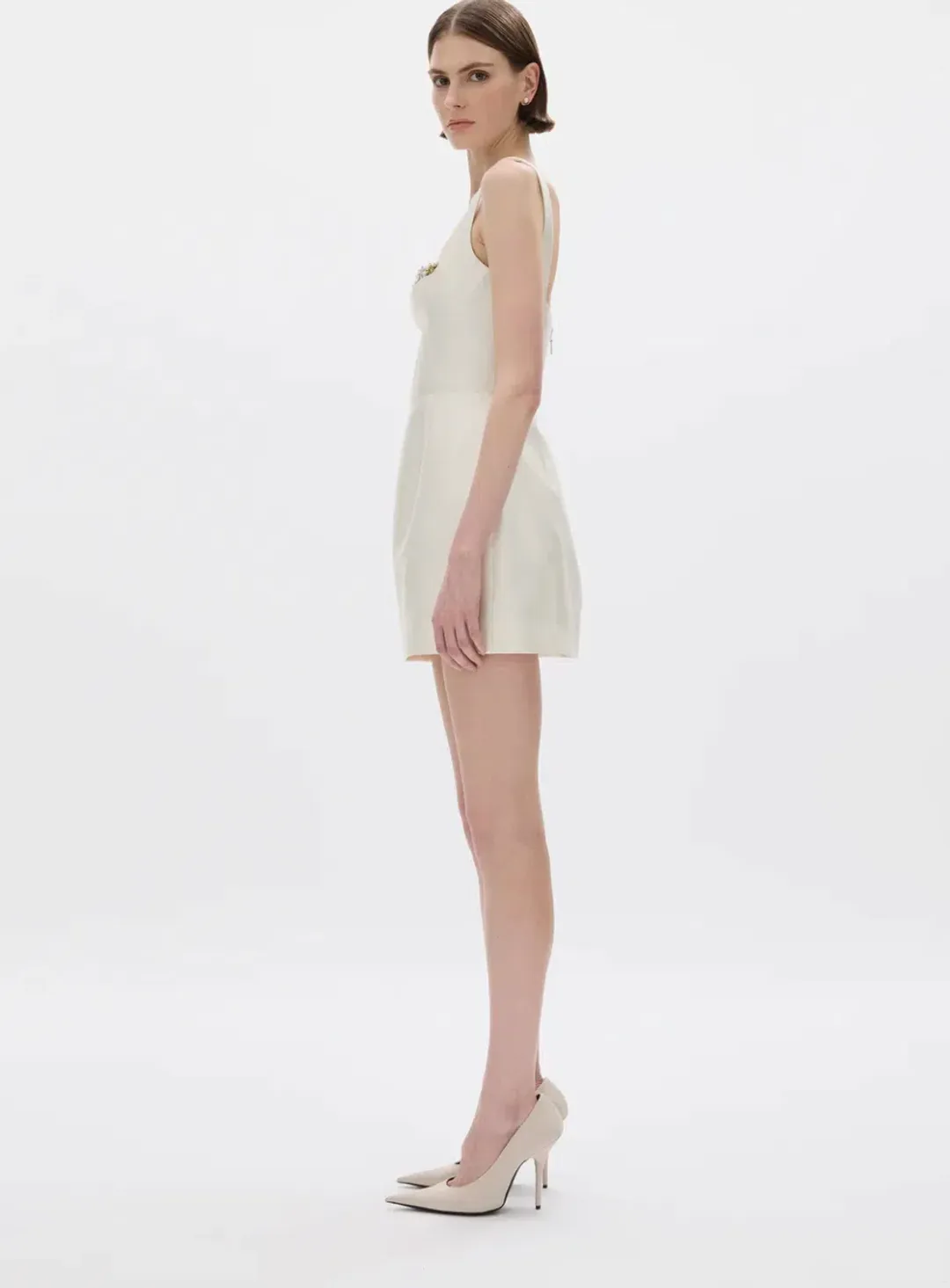 Rachel Gilbert Ludovica Trim Mini Dress in Size 3 / AU 12 for rent on The Volte - main image