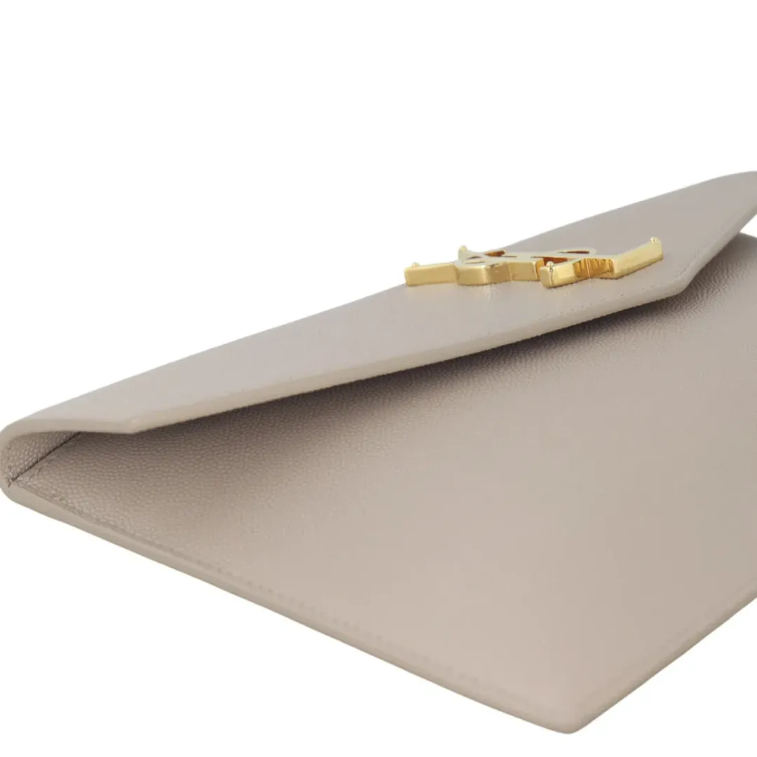 YSL Beige Uptown Pouch for rent on The Volte - main image