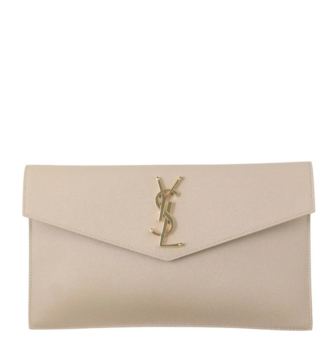 YSL Beige Uptown Pouch for rent on The Volte - main image