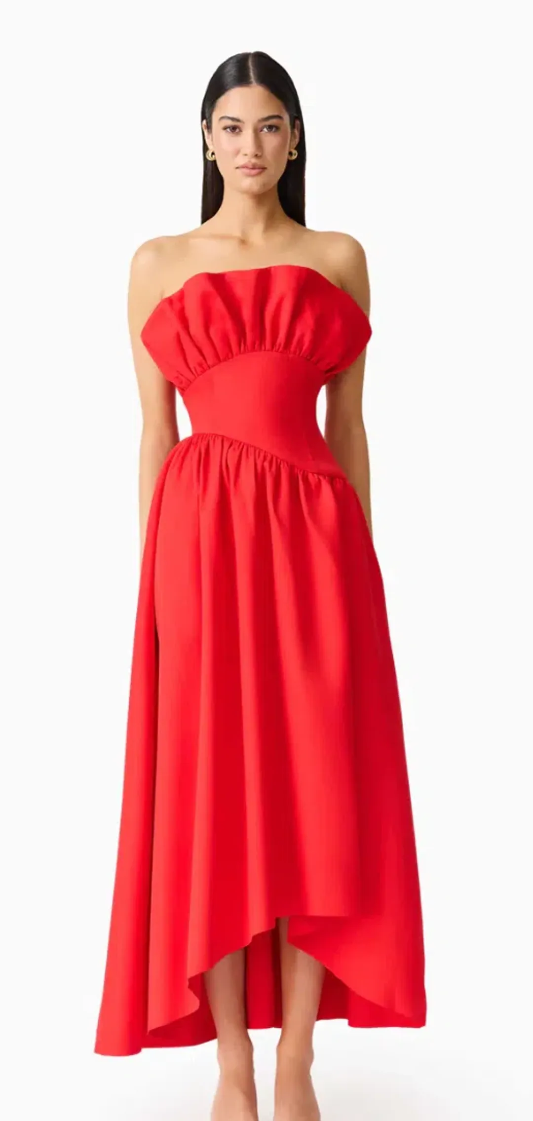 Ellaitt Laurel Sleeveless Maxi Dress In Red Size Small for rent on The Volte - main image