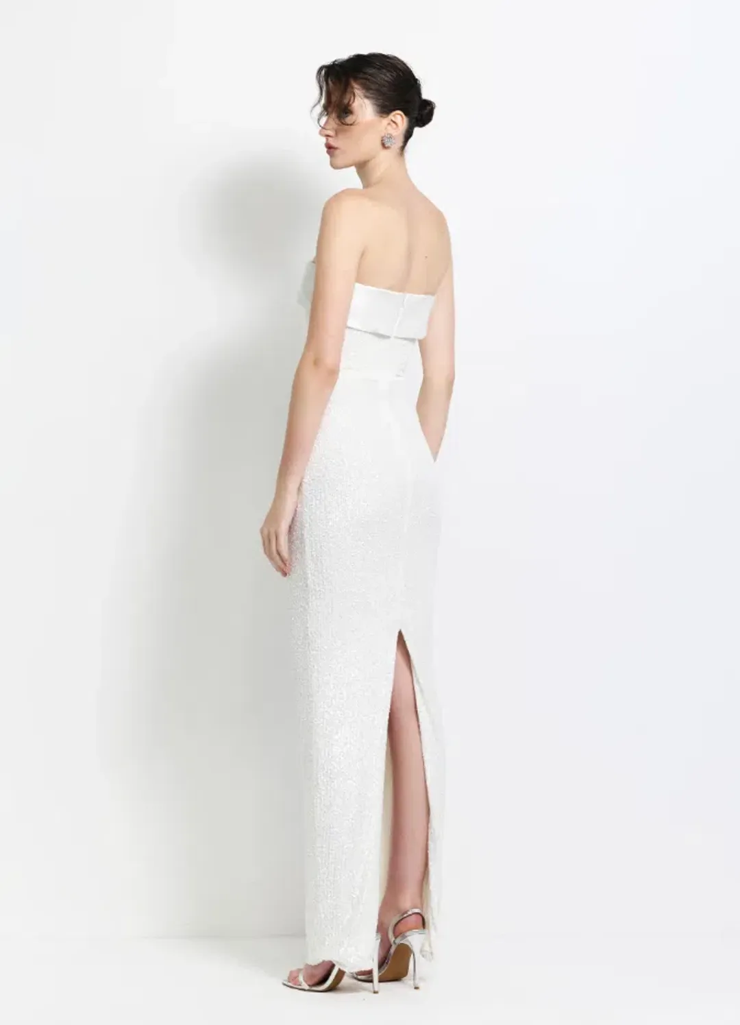 Effie Kats Thalia Gown - Crystal Size S for rent on The Volte - main image