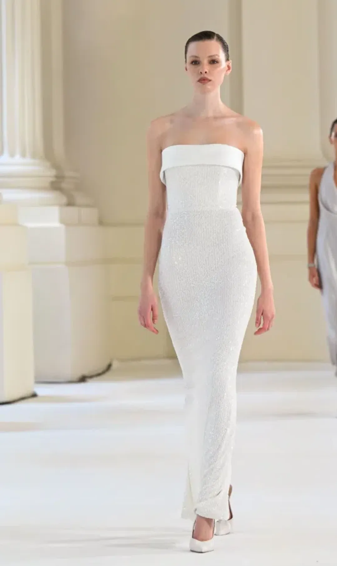 Effie Kats Thalia Gown - Crystal Size M for rent on The Volte - main image