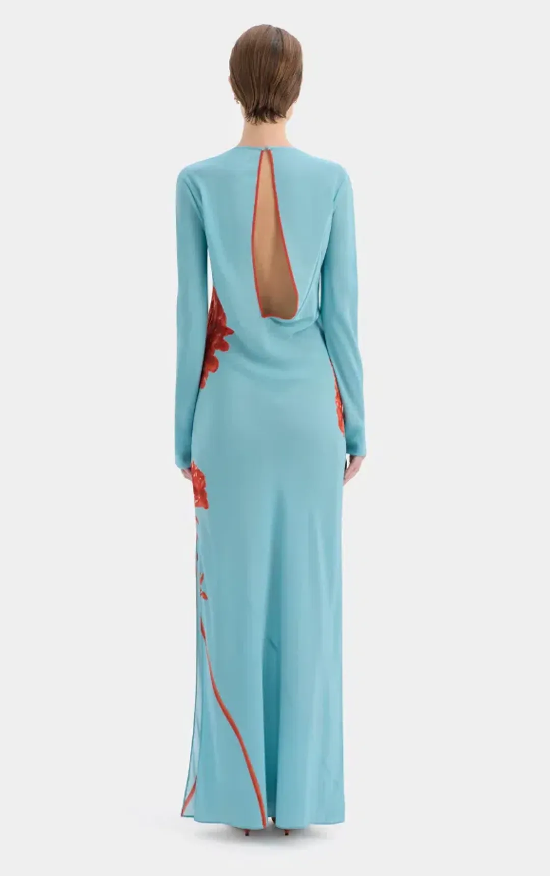 Sir the Label Amelie Long Sleeve Dress Flore Size 0 for rent on The Volte - main image