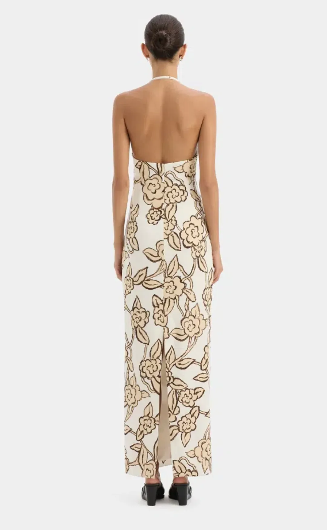 Sir the Label Elodie Halter Midi Dress Patale Size 1 for rent on The Volte - main image