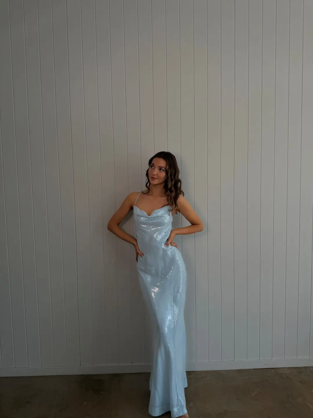 Suboo Luca Sequin Maxi Dress Size Small for rent on The Volte - main image