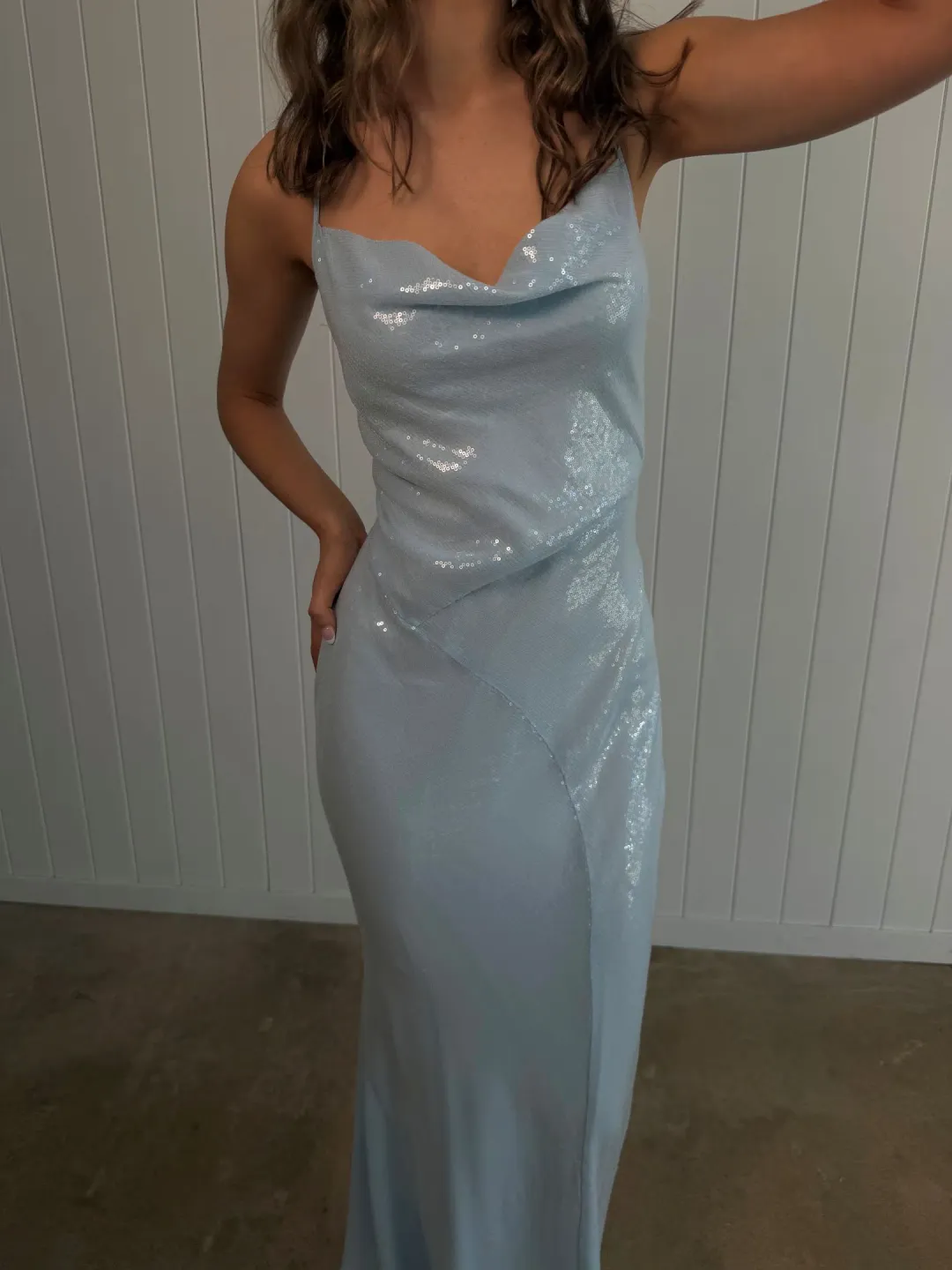 Suboo Luca Sequin Maxi Dress Size Small for rent on The Volte - main image