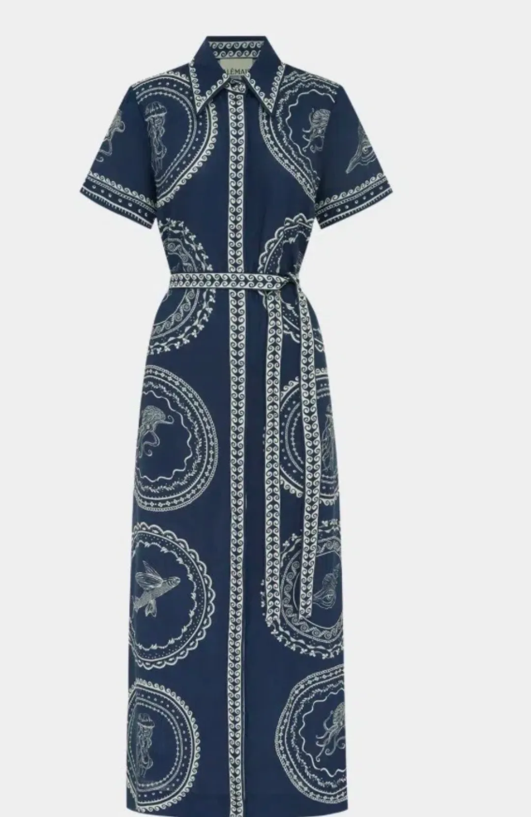 Alemais Oceane Midi Linen Shirt Dress Size 6 fits an 8 too for rent on The Volte - main image