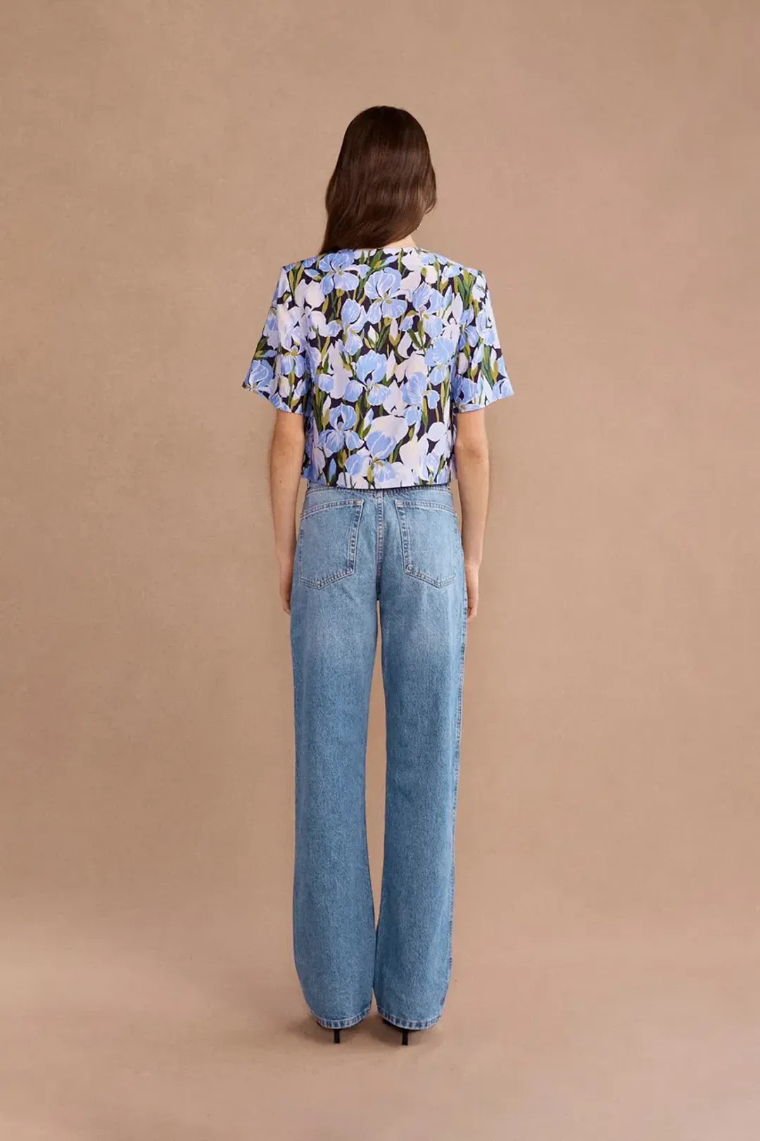 Lovaan Jasmine Top Midnight Bloom Size 14 for rent on The Volte - main image