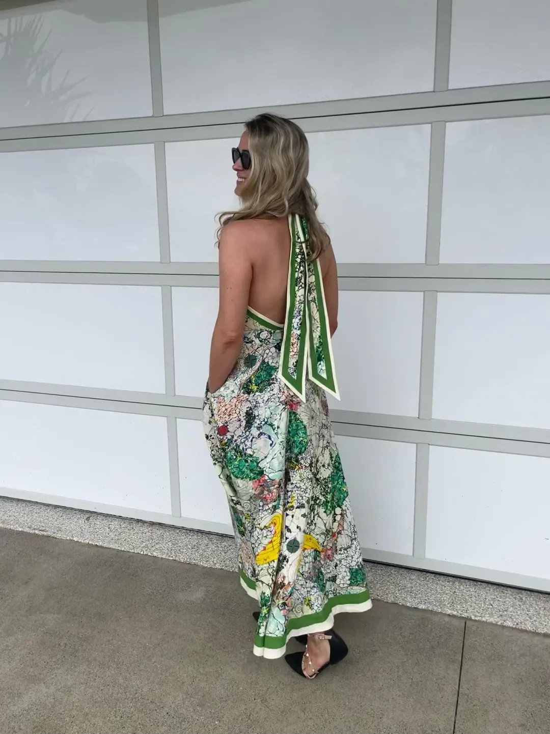 Alemais Odyssey Halter Dress size 12 for rent on The Volte - main image