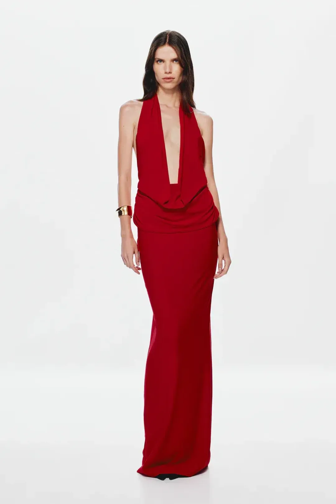 Misha The Vanessa Jersey Dress Cherry Red Size L / 12  for rent on The Volte - main image