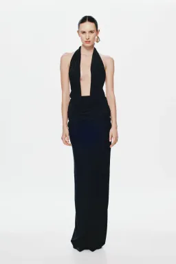 Misha The Vanessa Jersey Dress size XS / 6 Black  for rent on The Volte - image 1