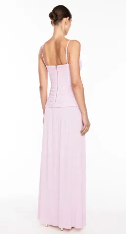 Manninng Cartell Double Time Pleat Dress Hydrangea Pink Bridesmaid Dress in AU 10 for rent on The Volte - image 4