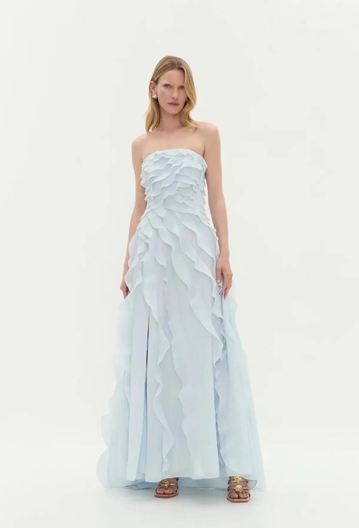 Aje Allairie Gown pastel blue size 8 for rent on The Volte - main image