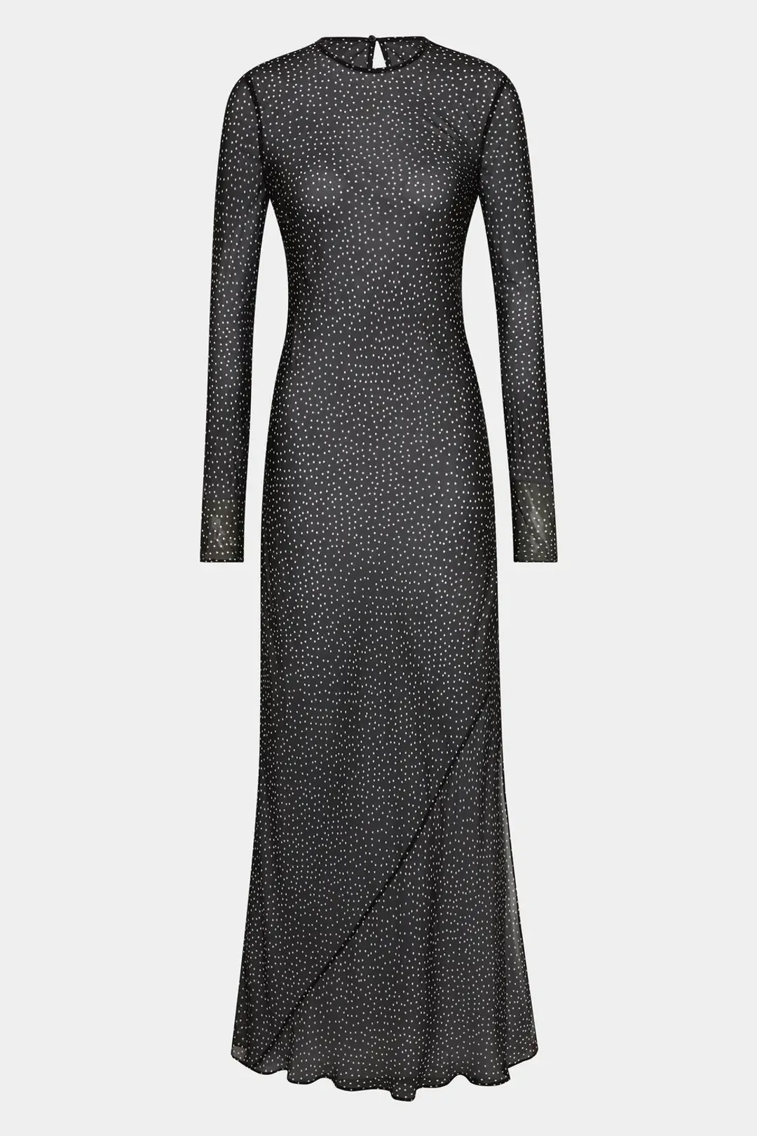 Sir the Label Lisander Long Sleeve Dress Polka Dot Nero Size 1  for rent on The Volte - main image