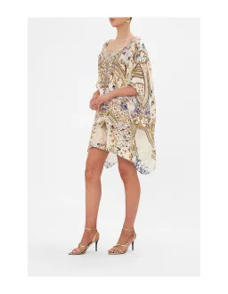 Camilla Short Round Neck Kaftan Palazzo Play Date size one size  for rent on The Volte - image 4