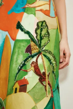 Alemais Mokshini Embellished Midi Dress Size 6 for rent on The Volte - image 3