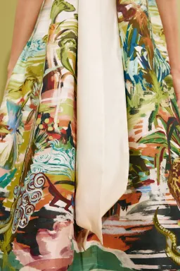 Alemais Jungle Boogie Silk Halter Dress Size 8 for rent on The Volte - image 4